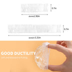 200 Pack Shower, Bathing,Ear Covers Clear Disposable Ear Protectors Waterproof Ear Covers for Hair Dye,Waterproof Plastic Ear Shower Caps
