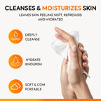 Persimmon Deodorant Wipes - Long-Lasting Odor Control - Fragrance-Free