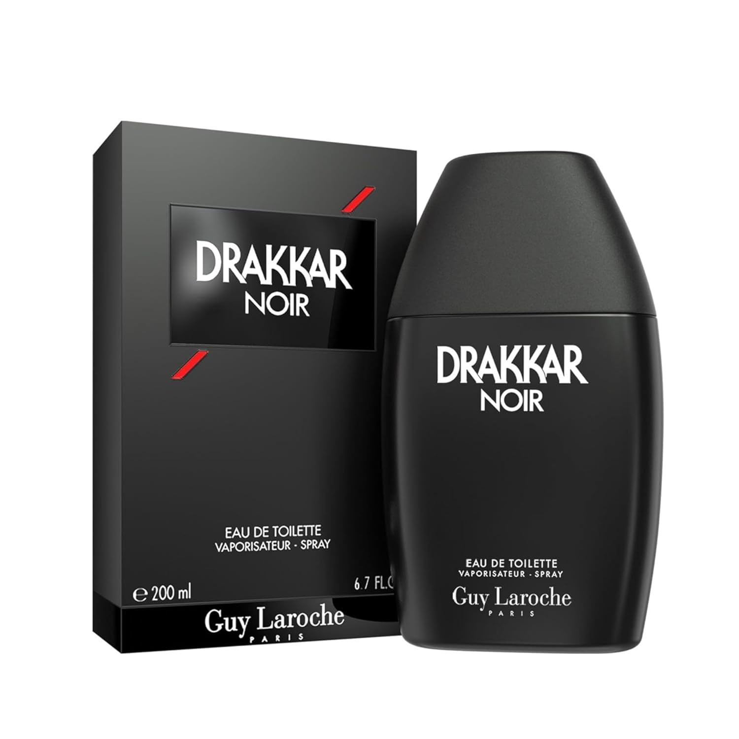 Buy now Guy Laroche Drakkar Noir Iconic Designer Fragrance - Intense & Powerful Eau de Toilette - Fougere Blend & Aromatic Spices - Long Lasting Mens Cologne - Day and Evening Scent 6.76 Fl Oz (Pack of 1) at indiglob india