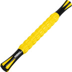 Buy now Muscle Roller Massage Roller Stick- Deep Tissue Fascia Blaster for Myofascial Pain Relief, Lymphatic Drainage & Body Sculpting, Handheld Physical Therapy & Recovery Tool (Black White-24 inch) Yellow at indiglob india