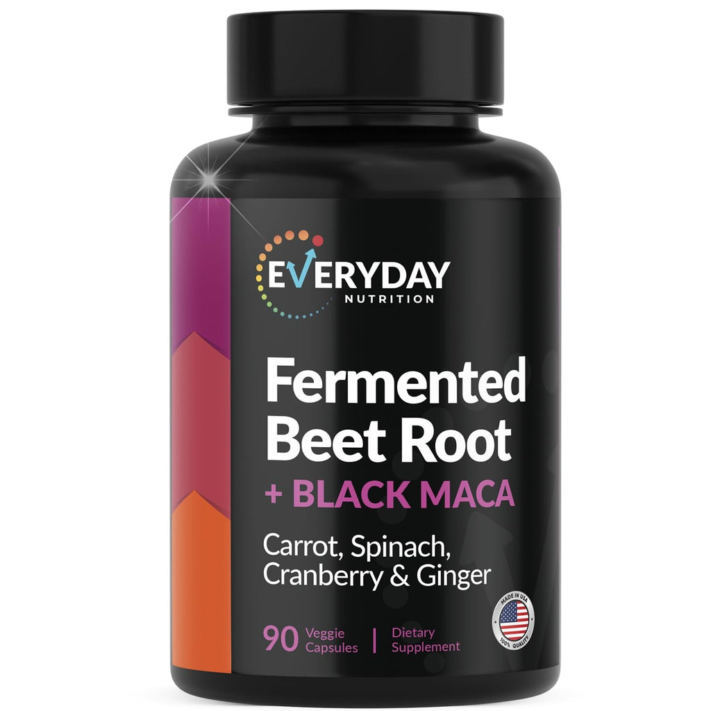Organic Fermented Beet Root & Black Maca, 90 Capsules