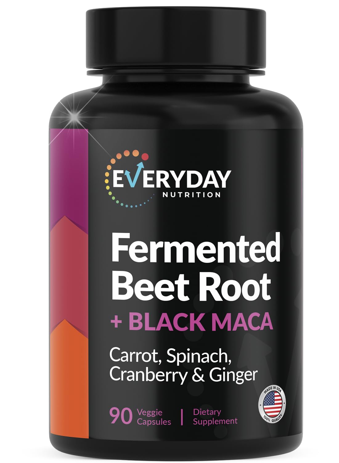 Organic Fermented Beet Root & Black Maca, 90 Capsules