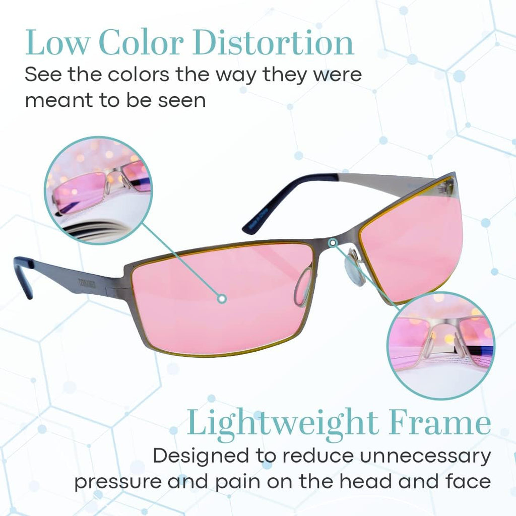 Buy now Terramed Just Think Comfort Sparrow Migraine Glasses Fl-41 | Glasses for Migraine and Light Sensitivity Relief | UV Protection and Photophobia Eye Strain at indiglob india