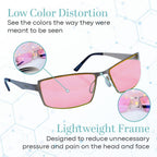 Buy now Terramed Just Think Comfort Sparrow Migraine Glasses Fl-41 | Glasses for Migraine and Light Sensitivity Relief | UV Protection and Photophobia Eye Strain at indiglob india