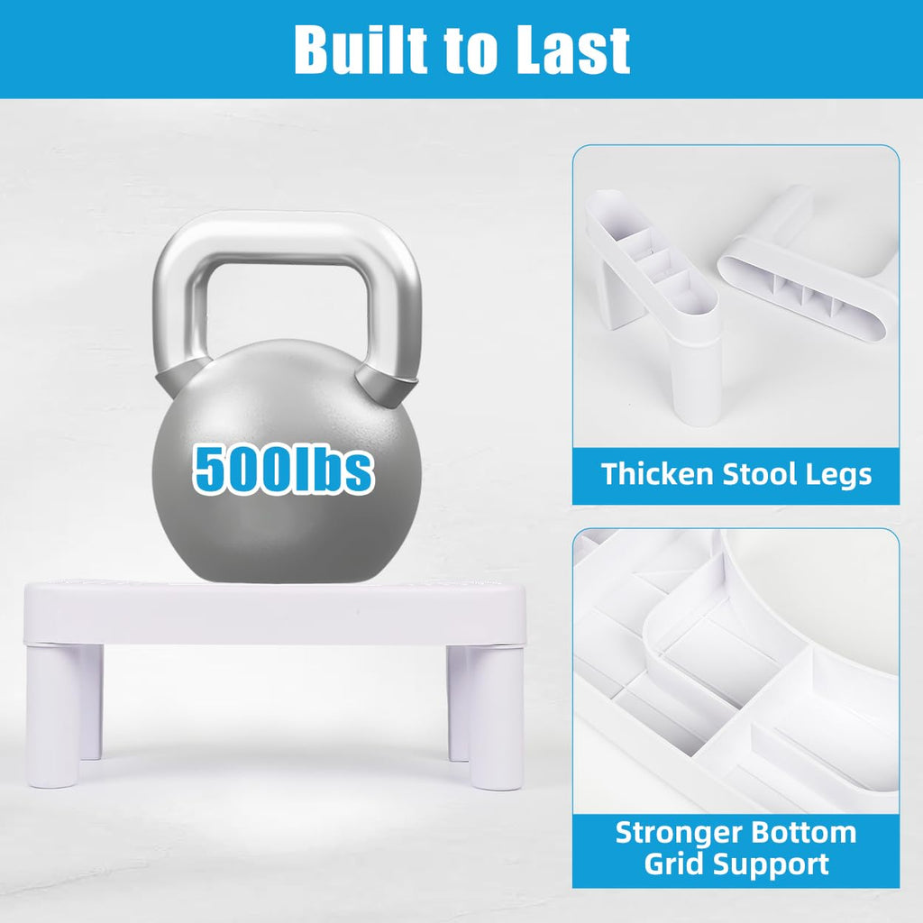 Resze Toilet Stool for Adults,6.8" Squatting Potty,Toilet Stool Squat Adult