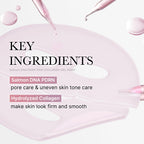 medicube Salmon DNA PDRN pink collagen jelly gel mask | overnight face mask for glass glow skin- elasticity, hydrating, firming and moisturizing | korean skincare, 28g, 1ea