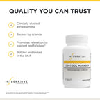 Integrative Therapeutics Cortisol Manager - Balance Cortisol & Support Relaxation for Restful Sleep* - Includes Ashwagandha & L-Theanine for Confidence with Less Stress* - 30 Tablets