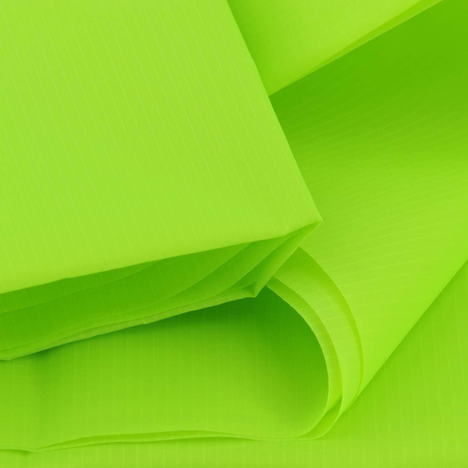 Buy now Rose Flavor Nylon Ribstop Waterproof Fabric 1.7OZ 70D 58“ by 1 Yard(Black) 1yd Flourescent Green at indiglob india