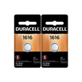 Duracell 1616 DL1616 CR1616 DL1616B2PK Coin Cell Watch Battery 3.0 Volt Lithium, 2 Count (Pack of 1)