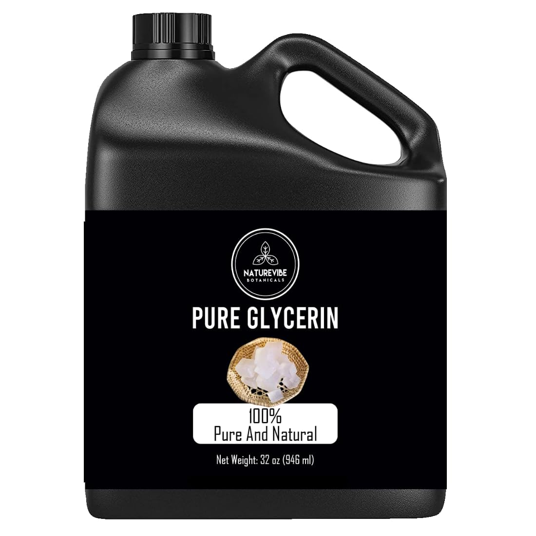 Buy now Naturevibe Botanicals Glycerine Liquid Oil 32 Ounces | 100% Pure and Natural | Great for Skin Care and Hair Care at indiglob india