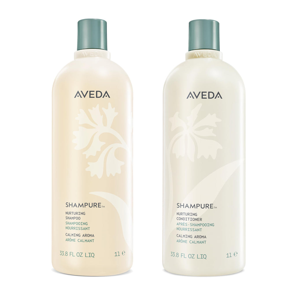 Aveda Shampure Nurturing Shampoo for Fine to Medium Hair | Gently Cleanses and Nourishes Hair | With Abyssinian Oil | Calming Aroma of Lavender & Ylang Ylang | 96% Naturally Derived*