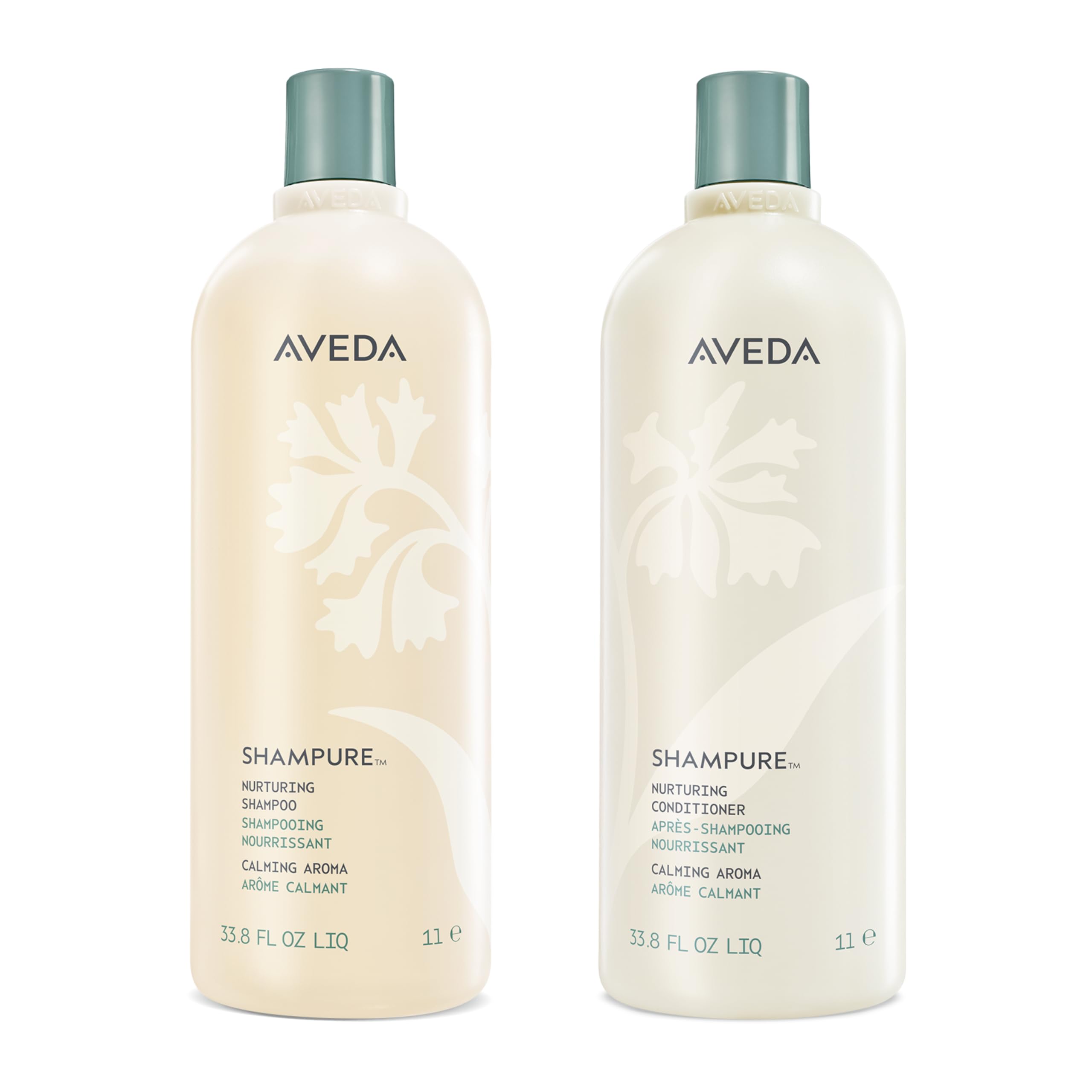 Aveda Shampure Nurturing Shampoo for Fine to Medium Hair | Gently Cleanses and Nourishes Hair | With Abyssinian Oil | Calming Aroma of Lavender & Ylang Ylang | 96% Naturally Derived*