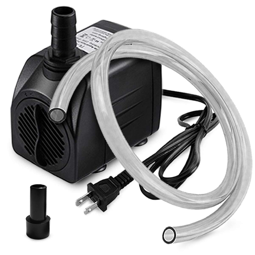 PULACO 160GPH Small Submersible Water Pump with 3.3 ft Tubing