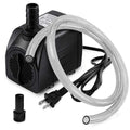 PULACO 160GPH Small Submersible Water Pump with 3.3 ft Tubing