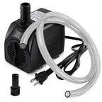 PULACO 160GPH Small Submersible Water Pump with 3.3 ft Tubing