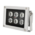 Buy now Infrared Illuminator, 850nm 6 LEDs 130 Feet 60 Degree Wide Angle IR Illuminator for Night Vision,Waterproof LED Infrared Light for CCTV Camera, Security Camera, No Power Adapter at indiglob india