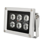 Buy now Infrared Illuminator, 850nm 6 LEDs 130 Feet 60 Degree Wide Angle IR Illuminator for Night Vision,Waterproof LED Infrared Light for CCTV Camera, Security Camera, No Power Adapter at indiglob india