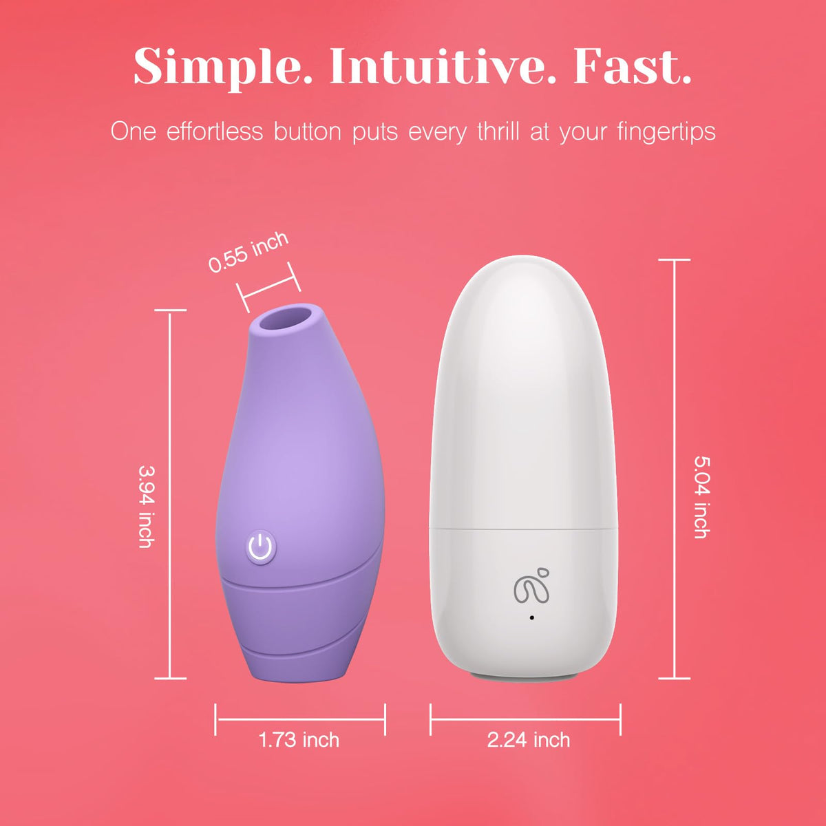 Tracy's Dog Pockiss Palm Sucking Vibrator, Women Clit Sucker Adult Sex Toy
