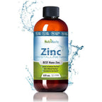 Buy now Liquid Zinc Supplement by Nutrinoche: Organic Liquid Drops - Ionic Zinc and Picolinate Alternative - 99.99% Ultra Pure Crystalline Nano Particles - for Adults and Children - (8 oz) at indiglob india