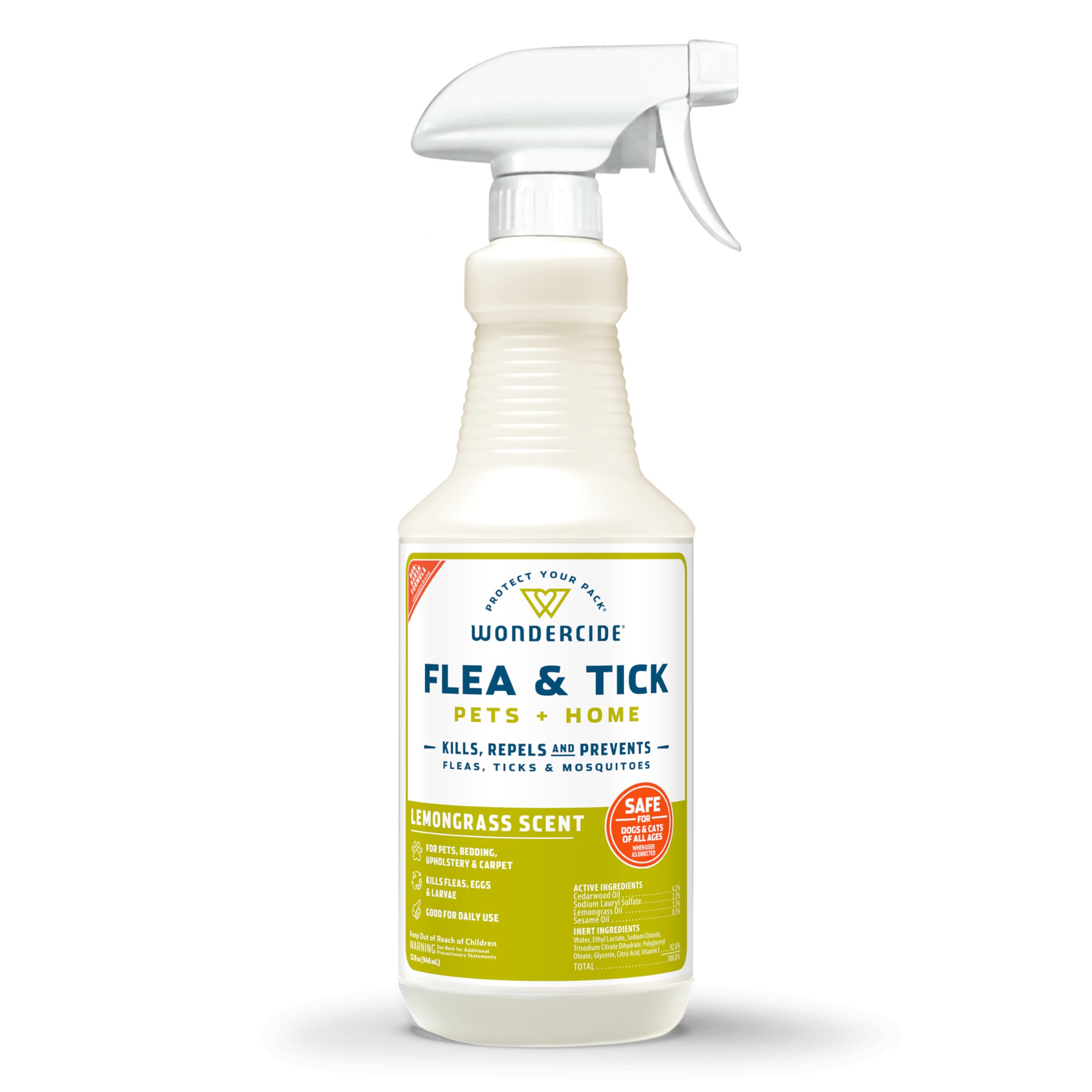 Buy now Wondercide - Flea, Tick & Mosquito Spray for Dogs, Cats, and Home - Control, Prevention, Treatment - with Natural Essential Oils - Pet and Family Safe - Peppermint 16 oz 32 OZ Lemongrass at indiglob india