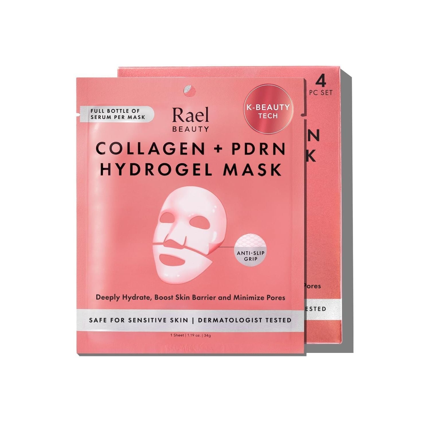Buy now Rael Face Mask Skin Care, Vitamin C Face Masks - Bamboo Facial Sheet Mask, Korean Skincare, with Brightening Vitamin C Serum and Fruit Extracts, All Skin Types (Vitamin C, 5 Sheets) 4 Count (Pack of 1) Collagen PDRN at indiglob india