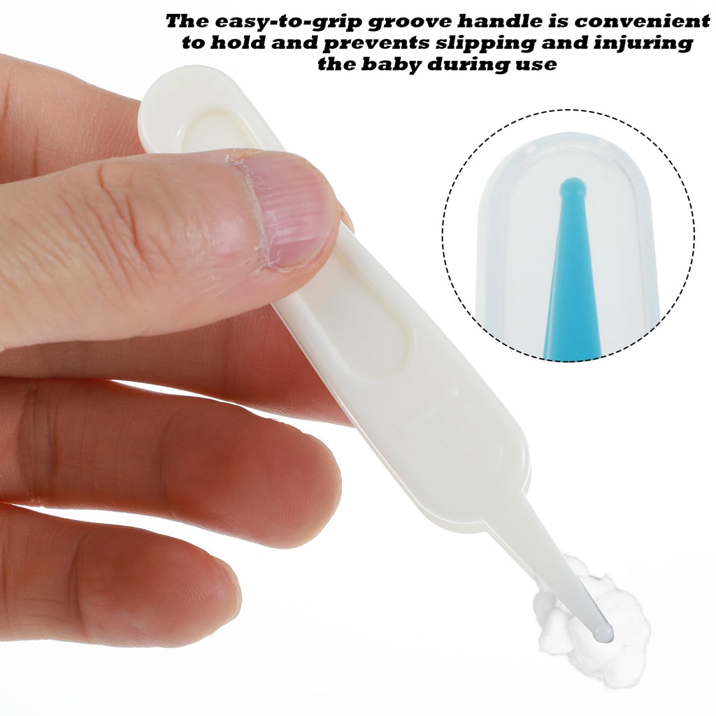 5 Pcs Nose Cleaning Tweezers, 5 Colors Baby Booger Picker with Round Head Effective Nose Picker Baby Ear Noses Navel Cleaner Clip for Babys Care