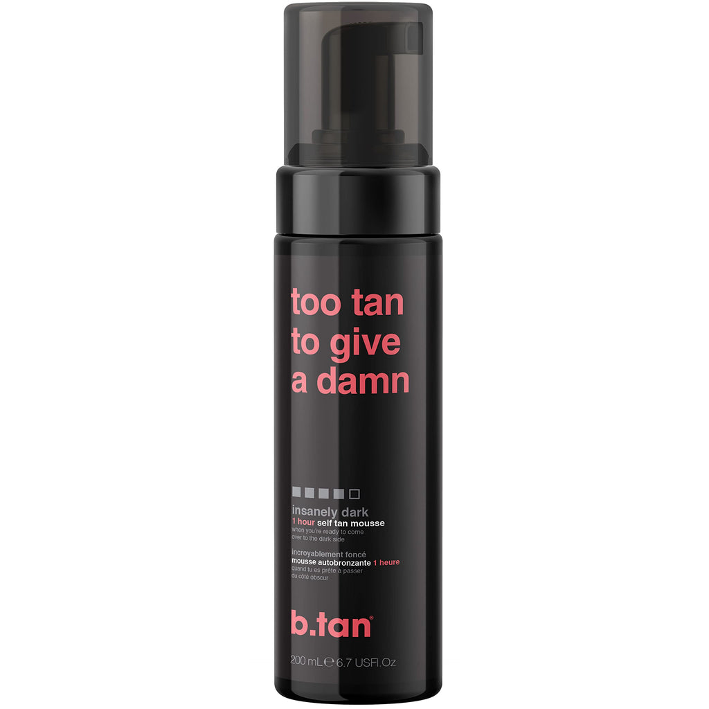 Buy now b.tan Dark Self Tanner Mousse | Get Tanned - Best, 1 Hour Express Sunless Tanning Foam, No Fake Tan Smell, Ultra Dark Bronzing Glow, Face & Body, Vegan, Cruelty Free, 6.7 Fl Oz at indiglob india