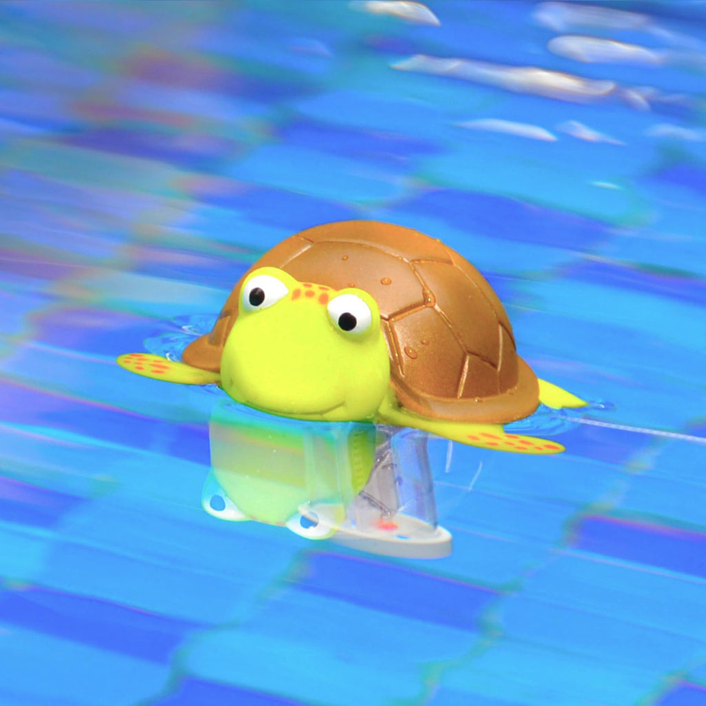 XY-WQ Turtle Floating Pool Thermometer with String, Easy-Read