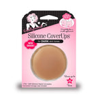 Buy now Hollywood Fashion Secrets Silicone Coverups, Hypoallergenic, Reusable, Washable, Gentle on Skin, Ultra Thin, Self Adhesive, Dark Shade, 1 Pack Size 1 (Pack of 1) Dark at indiglob india