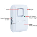 Buy now GE Personal Security Window and Door Alarm, 2 Pack, DIY Protection, Burglar Alert, Wireless Chime/Alarm, Easy Installation, Home Security, Ideal for Home, Garage, Apartment and More, White, 45115 at indiglob india