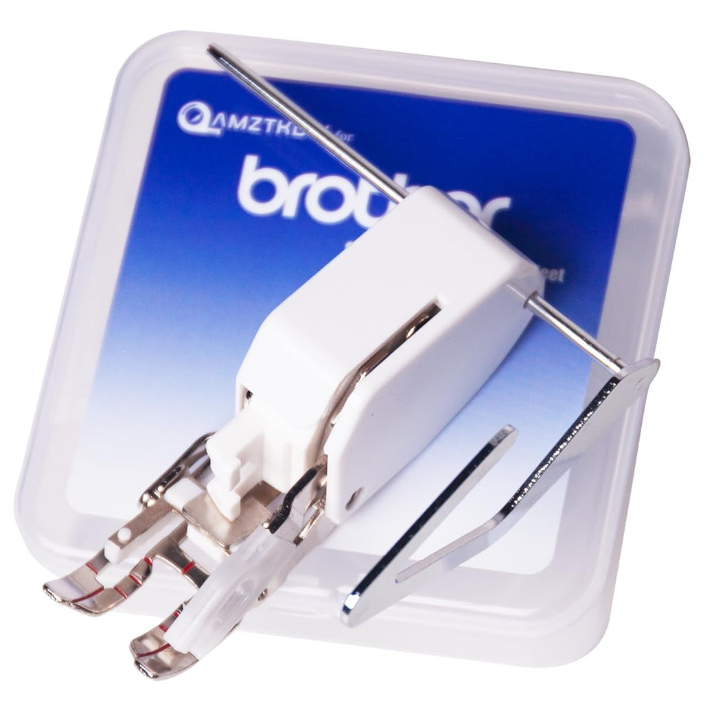 Walking Foot Presser Foot Precision Sewing Attachment with Guide for Brother Sewing Machines Even Feeding Quilting and Sewing