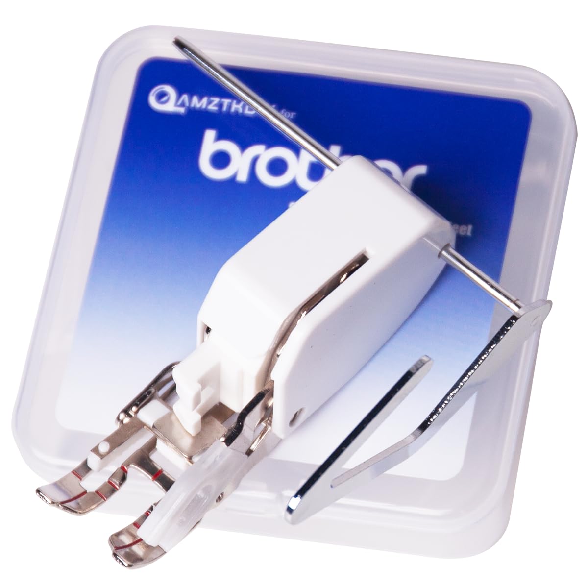 Walking Foot Presser Foot Precision Sewing Attachment with Guide for Brother Sewing Machines Even Feeding Quilting and Sewing
