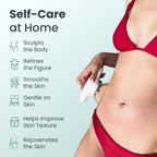 SCULPIFLEX – Original 3-in-1 Body Sculpting Machine for Firmer-Looking Skin – Lymphatic Drainage Massager & Cellulite Massage Tool for Stomach, Arms, Legs, and Thighs + 1x Gel