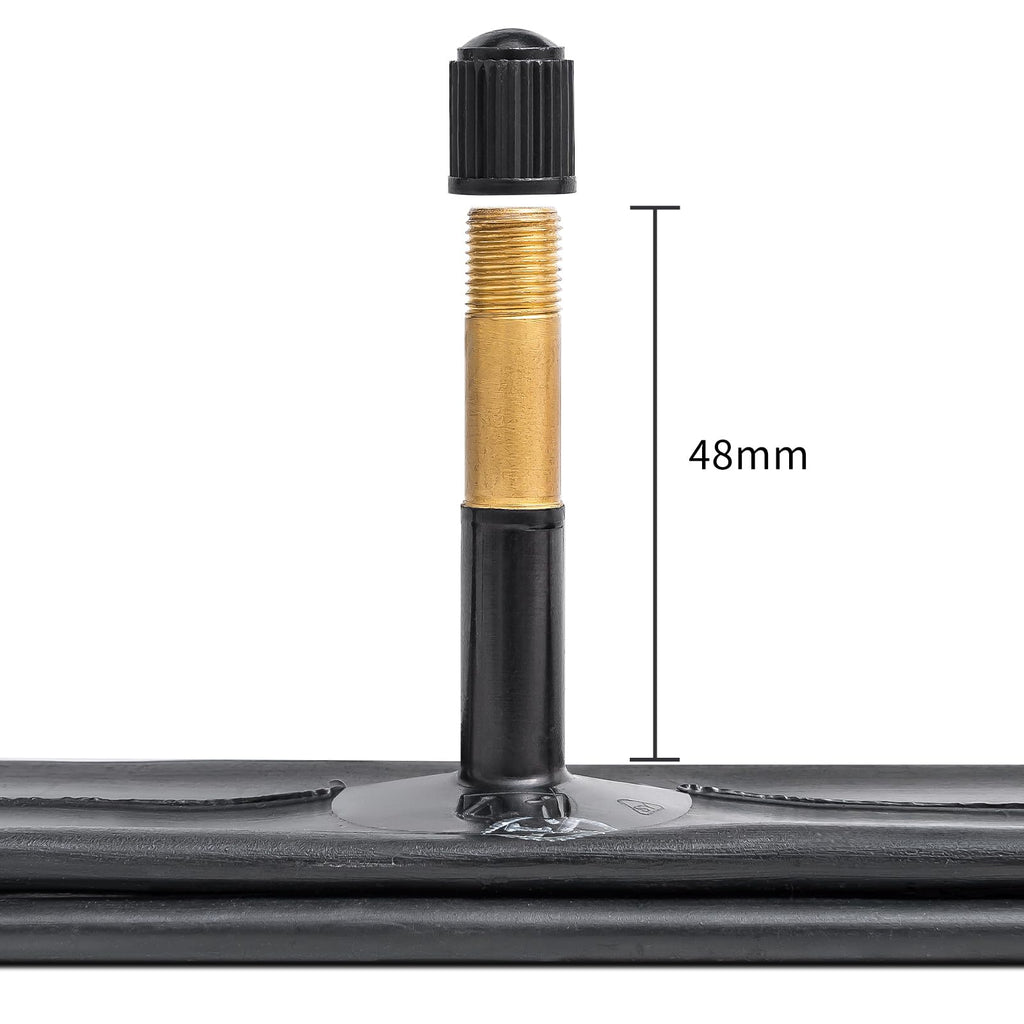 26" Heavy Duty Bike Tubes 26x1.75/1.95/2.0/2.10/2.125/2.25 (45/57-559) 26 Bicycle Tubes Premium Butyl Rubber Compatible with Road,Gravel,Mountain Bike Tire Tubes Schrader Valve AV48mm 2-PCS
