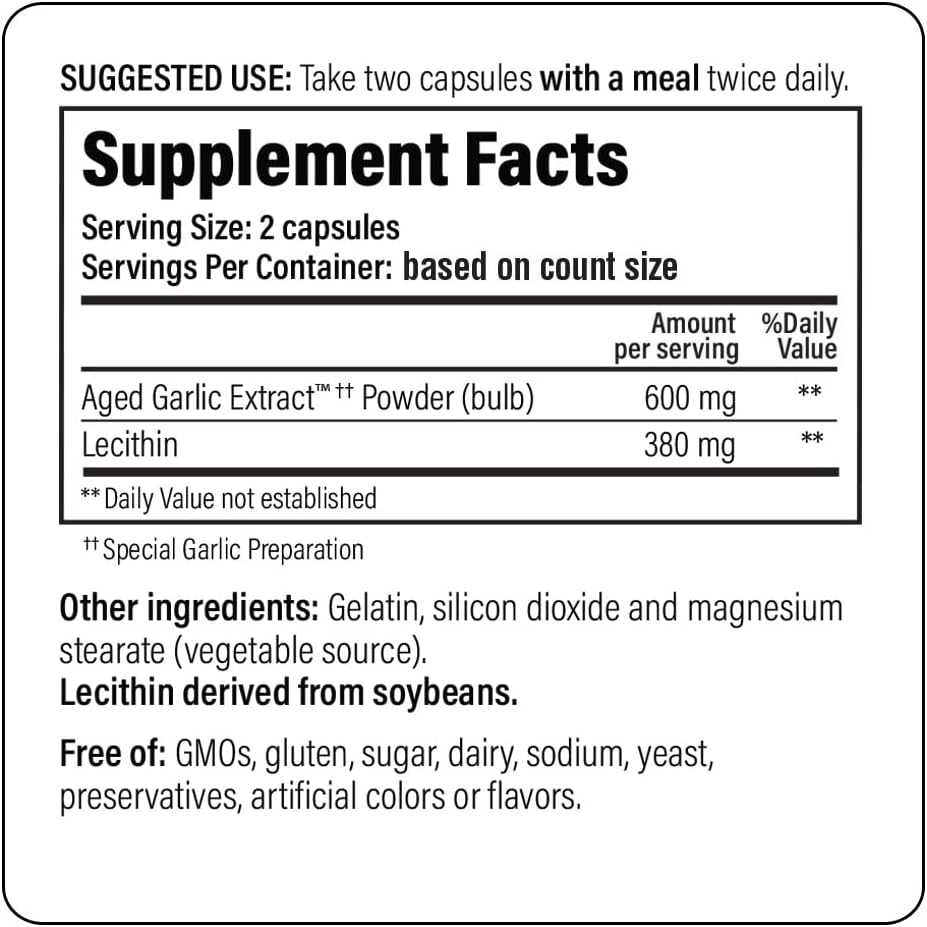 Buy now Kyolic Aged Garlic Extract Formula 104, Cholesterol Health at indiglob india