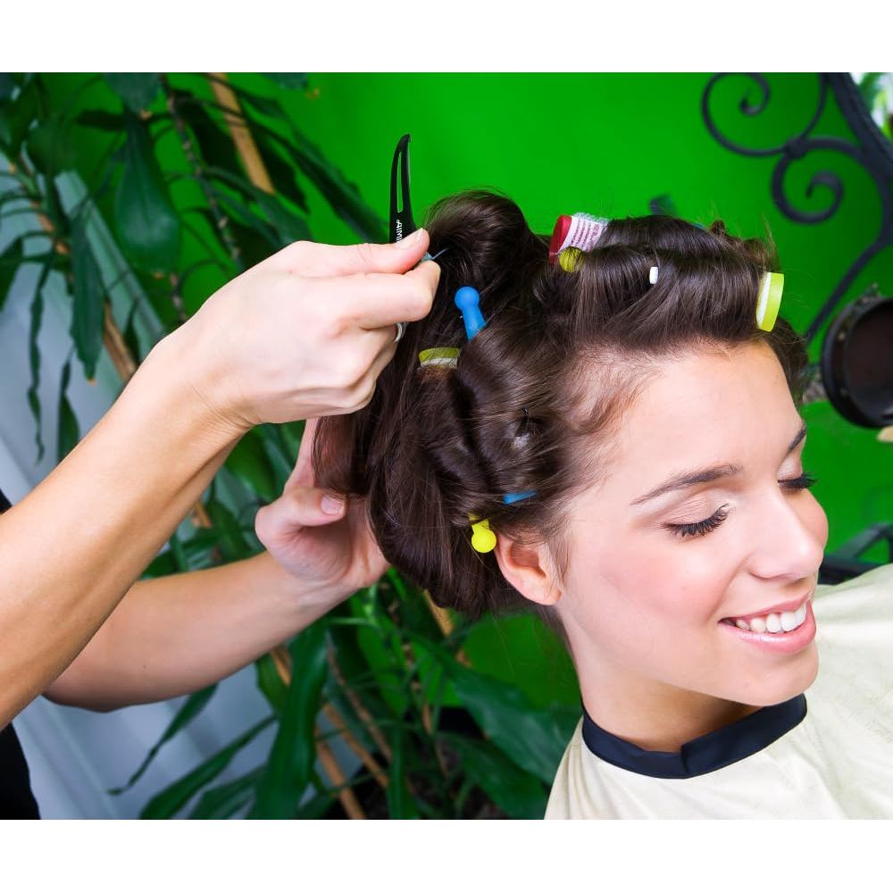Buy now AIMIKE Hair Styling and Sectioning Accessories - 12 Pack Non-Slip Silicone Hair Clips for Thick and Thin Hair, Professional Salon Quality at indiglob india