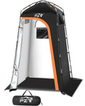 Large Shower Tent, Portable Privacy Tent with Mesh Floor & Carrying Bag