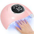 LadyMisty 72W UV LED Nail Lamp, 2026 New Upgrade UV Light for Gel Nails with 18 Beads, 3 Timer Nail Dryer, LCD Display, Auto Sensor, Professional Nail Lamps for Gel Polish (Pink)