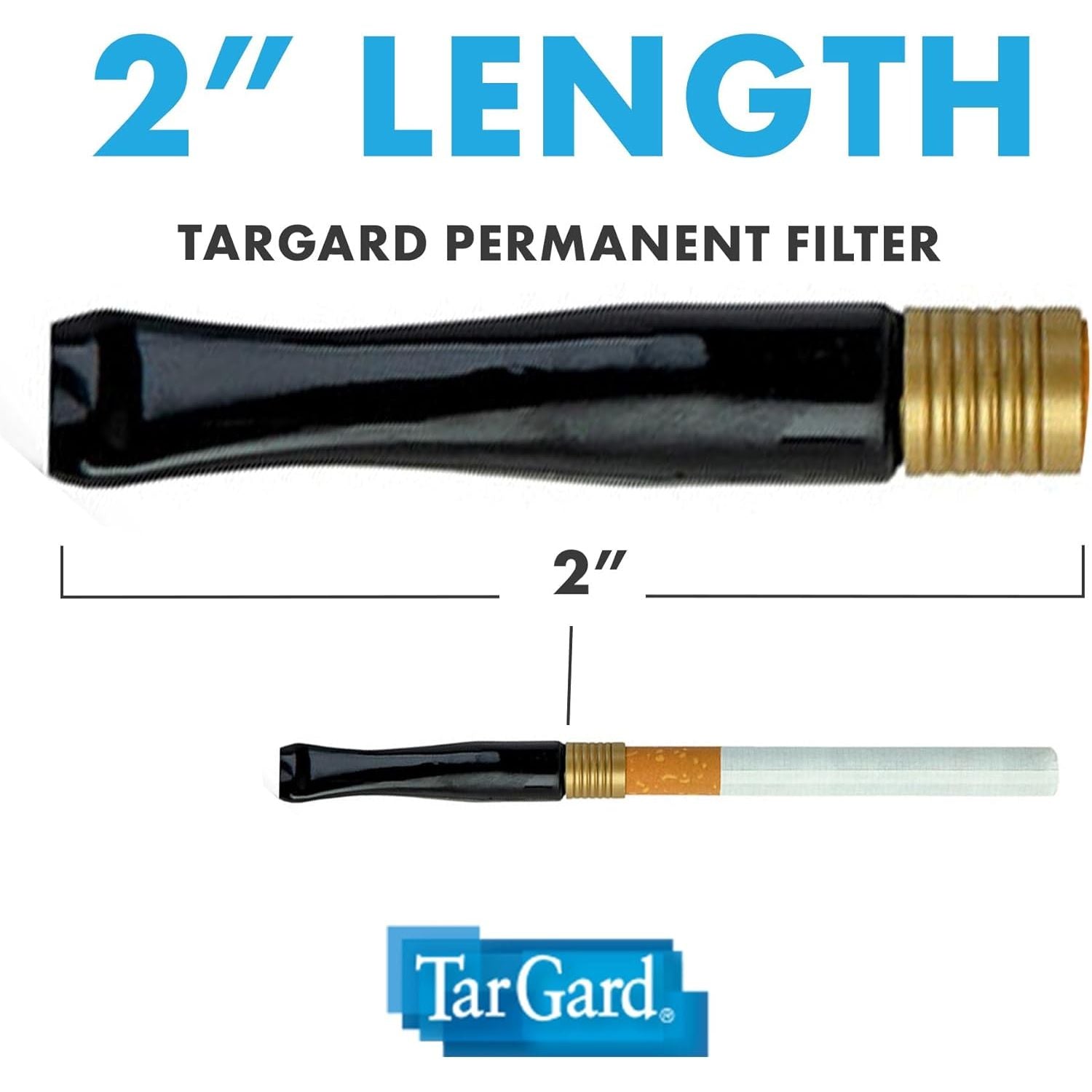 Buy now TarGard Reusable Cigarette Filter Holder, Portable Filter System, Easy to Clean, Trusted Over 50 Years (1 Black Mouthpiece, 1 Clear Mouthpiece, Metal Filter) at indiglob india