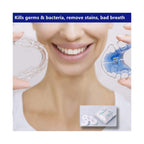 Retainer Cleaner Tablets - 4 Months Supply, Cleaning Tablets for Denture Aligners Invisalign, Mouth Guard Night Guard Cleaner, Remove Odors, Discoloration, Stains & Plaque, Mint