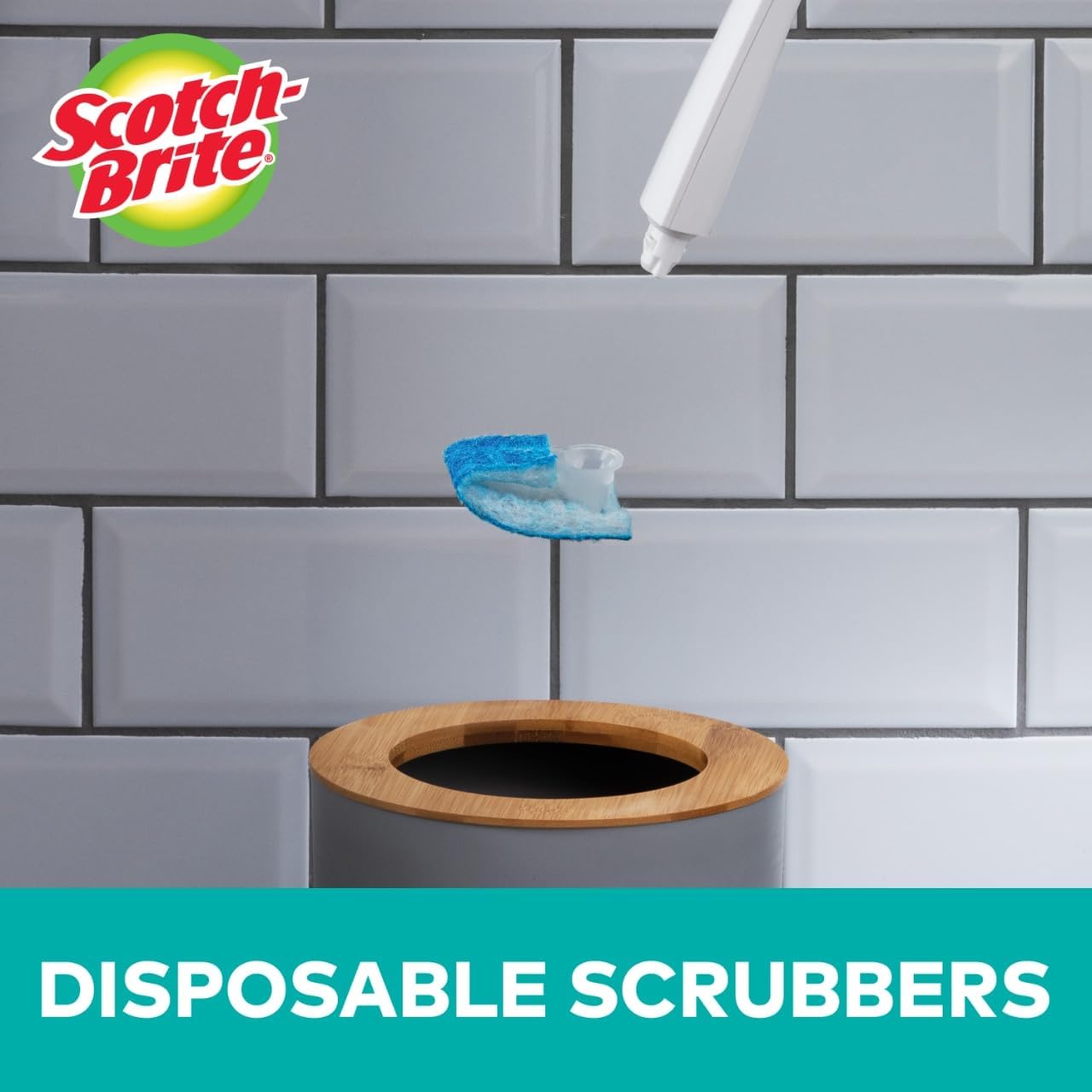 Buy now Scotch-Brite Disposable Toilet Scrubber Refills, Removes Rust & Hard Water Stains, 10 Disposable Refills Blue at indiglob india