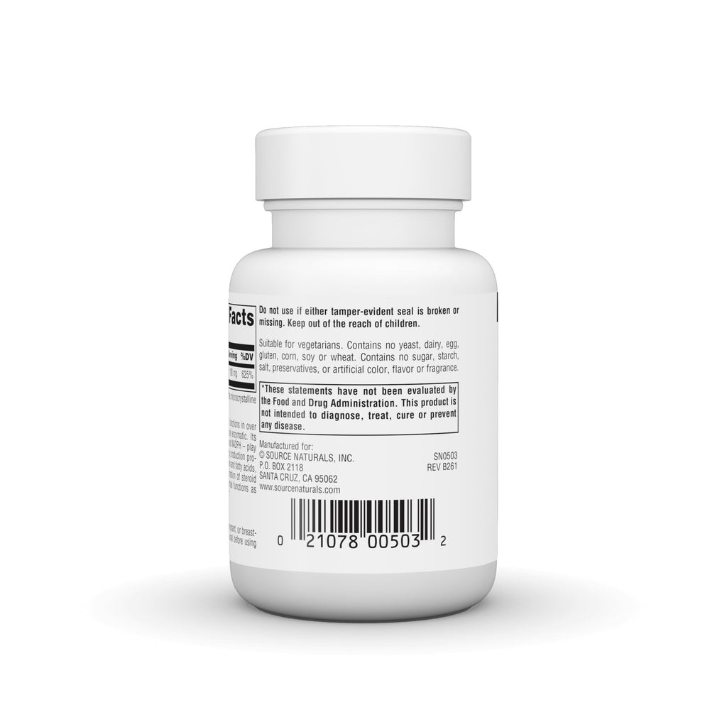 Source Naturals Niacinamide B-3, 100 mg - 100 Vegan Tablets