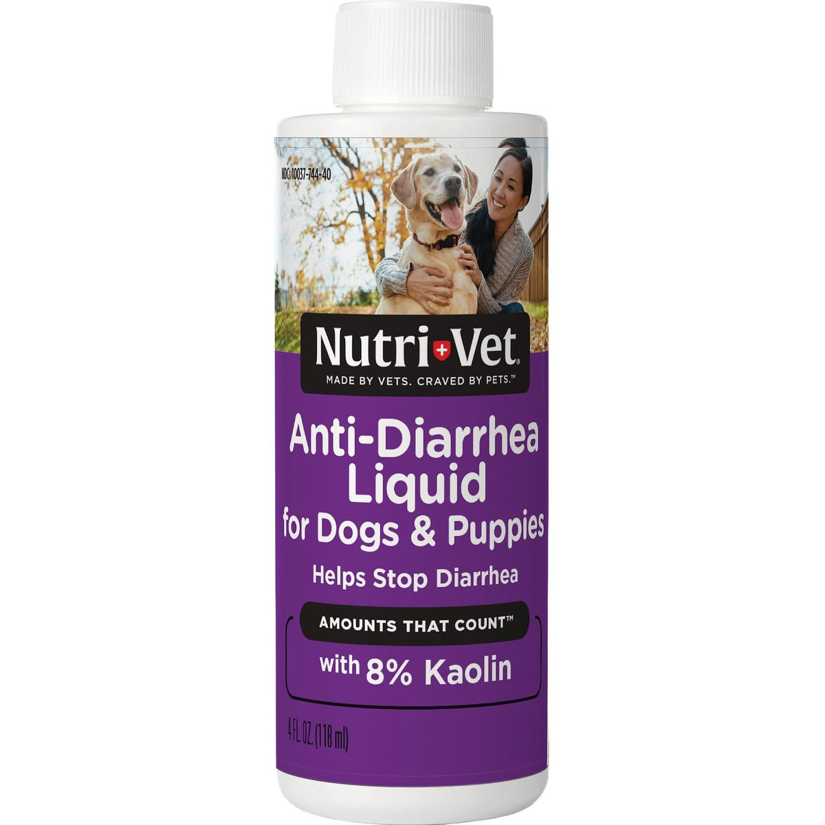 Nutri-Vet Anti Diarrhea for Dogs, Dog Upset Stomach Support, Kaolin, 4oz
