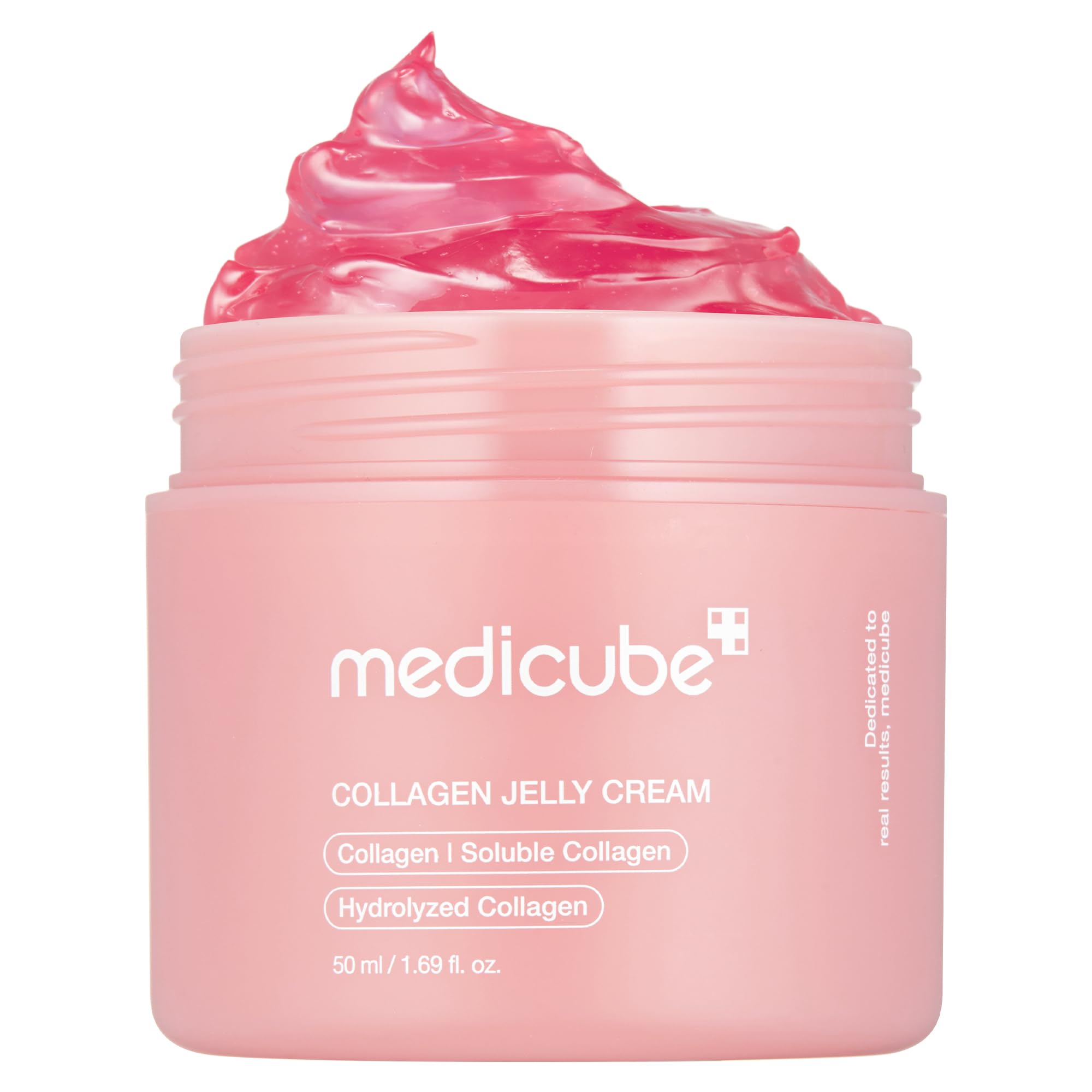 medicube Jelly Cream with Collagen & Niacinamide, 1.69 fl.oz | Freeze-Dried Hydrolyzed Collagen for Skin Barrier Hydration, 24H Glow & Lifted Look, Korean skincare, 1.69 fl.oz