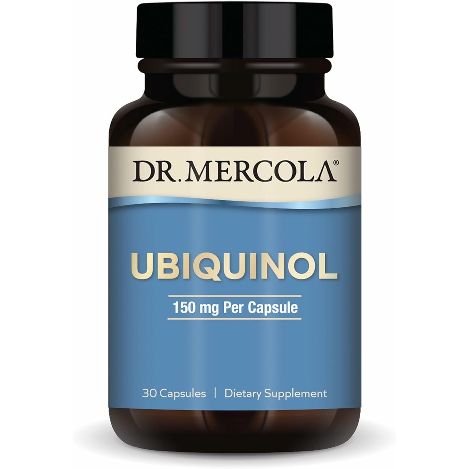 Buy now Dr. Mercola Ubiquinol - 100 mg Ubiquinol - Supports Energy Production - Antioxidant Supplement - Non-GMO, Gluten-Free & Soy-Free - 30 Capsules (30 Servings) 30 Count (Pack of 1) 150 mg at indiglob india