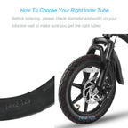 Loxan 2 Pack 14x2.125 Bike Inner Tubes for 14 Inch Electric Scooters