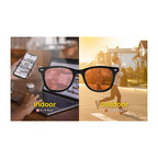 BRADDELL FL-41 Rose & FL-60 Wayfarer Blue Light Glasses for Migraine Light Sensitivity, Fluorescent LED Lighting & Concussion (MEDIUM LARGE)