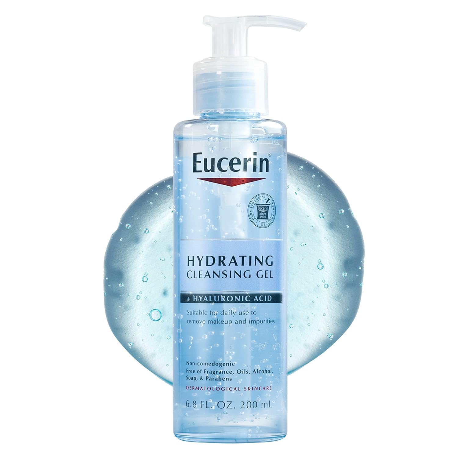 Eucerin Gentle Cleansing Hydrating Gel Cleanser, 13.5 Fl Oz Bottle