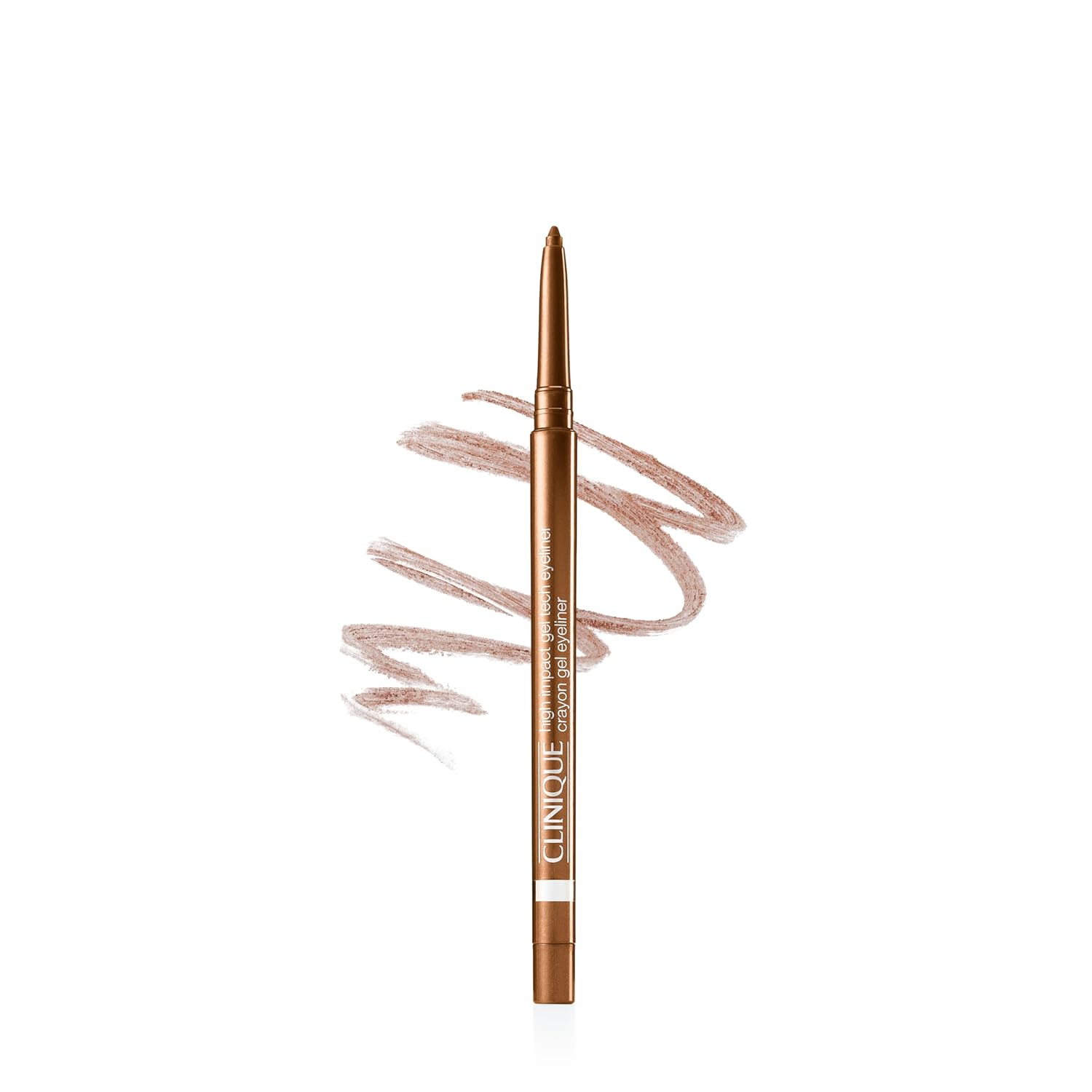 Buy now Clinique High Impact Gel Tech Eyeliner | Waterproof, Smudge Resistant + Safe For Sensitive Eyes AF Bronze Glow at indiglob india