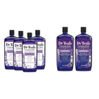 Dr Teal's Foaming Bath with Pure Epsom Salt, Soothe & Sleep with Lavender, 34 fl oz (Pack of 4)